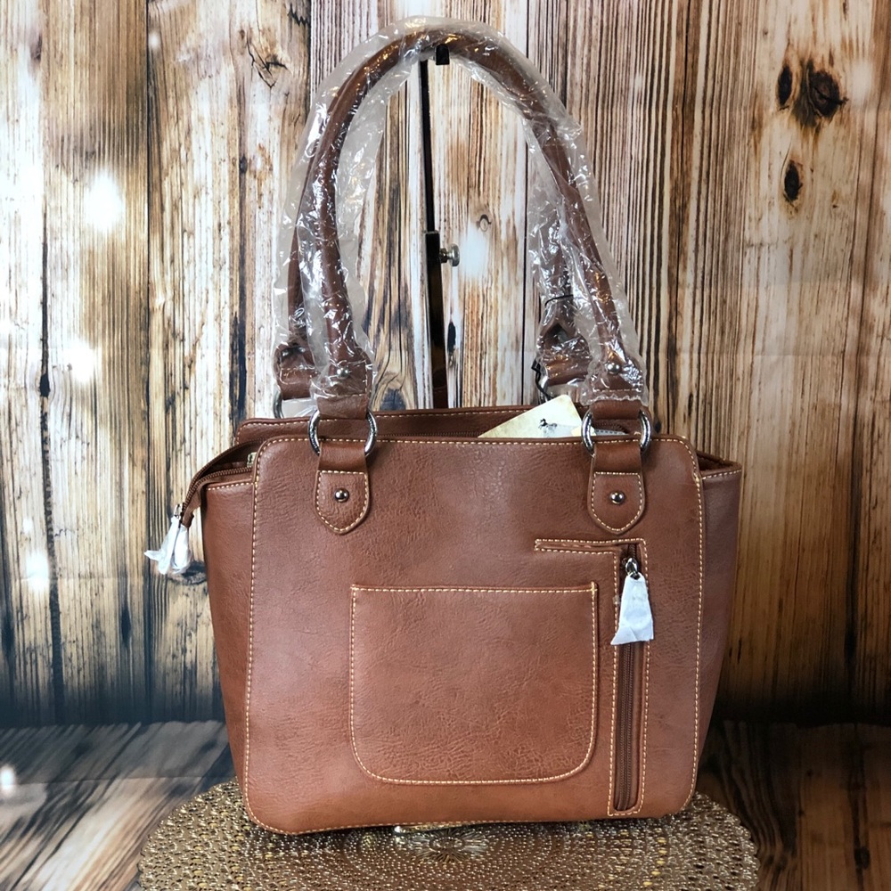 Montana West Floral Concealed Carry Satchel - Picture 2 of 5
